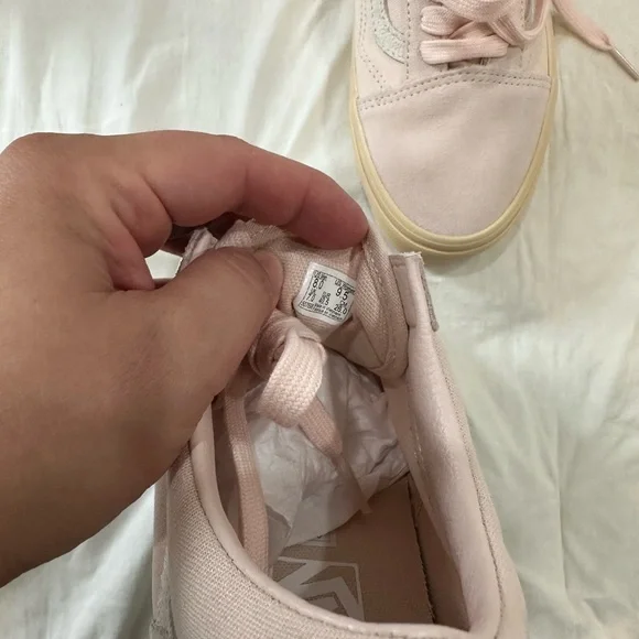 Vans Women's Blush Pink Sneakers - Picture 5 of 6